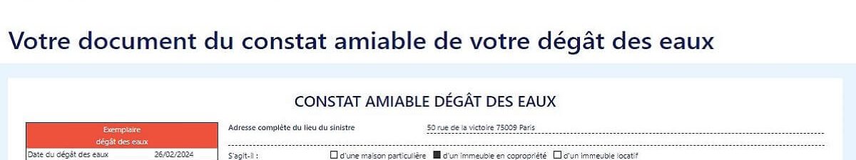 constat assurance habitation